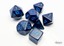 Speckled Cobalt Polyhedral 7-Dice Set - CHX25307